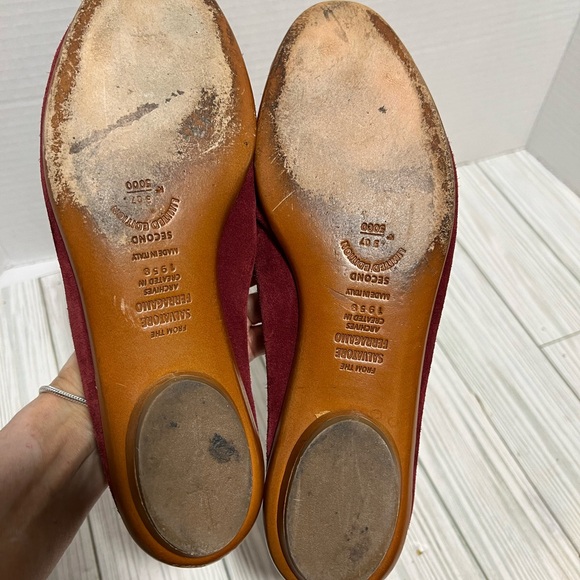 Limited edition numbered archive salvatore Ferragamo shoes suede vintage sz 37-7 - Picture 12 of 13